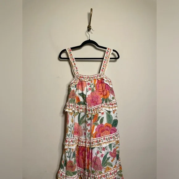 FARM Rio Macaw Bloom Ruffle Tiered Dress - Picture 12 of 15